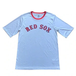 Boston Red Sox T Shirt Authentic Cooperstown Youth MLB New